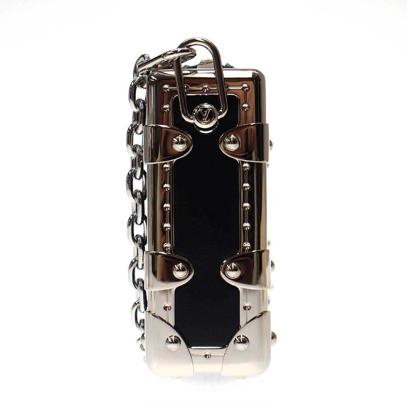 Louis Vuitton Slim Trunk Bag Slim Trunk Shoulder Bag M25445 Black