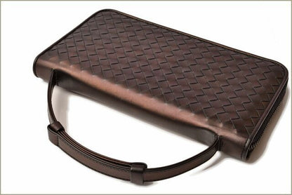 Bottega Veneta Long Wallet Travel Case Bottega Veneta Round Zipper Closure