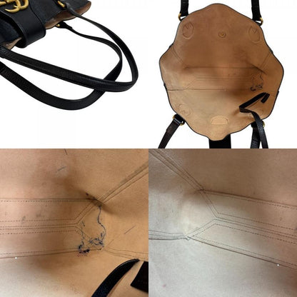 Gucci 652680 GG Marmont Tote Bag Cabasn Brand Shoulder Black Women's