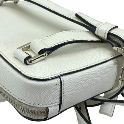 Prada 2vz039 Shoulder Bag Body Bag Mini Bag Triangle Logo Leather White