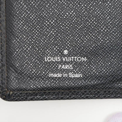 Louis Vuitton Taiga Agenda PM R20426 Notebook Cabas - Black - Made In Spain