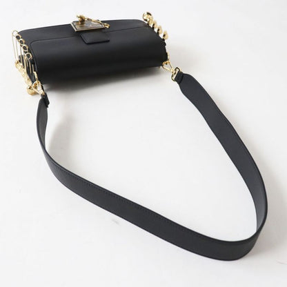 fendace Fendace Fendi X Versace Collaboration 8br801 Leather X Brooch 2WAY