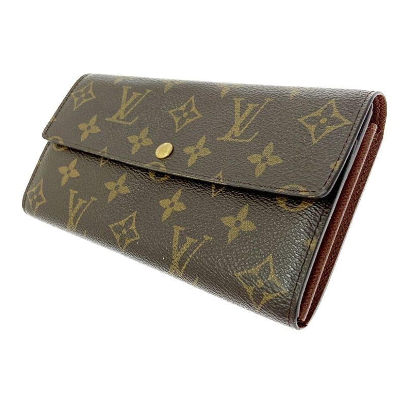 Louis Vuitton M61734 Monogram PVC Portefeuille Sarah Brown 403742 Long Wallet
