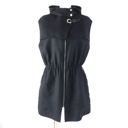 Hermes 22SS 2e0145di Cashmere Silk Blend With Serie Buttons Leather Use Logo