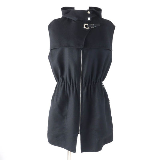 Hermes 22SS 2e0145di Cashmere Silk Blend With Serie Buttons Leather Use Logo