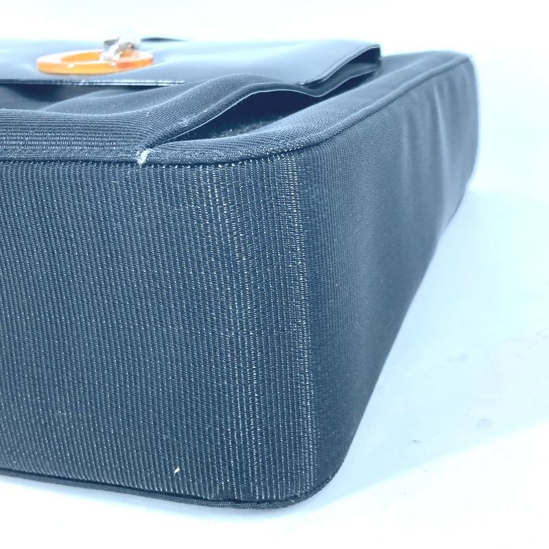 DIOR Handbag Shoulder Bag Leather Black