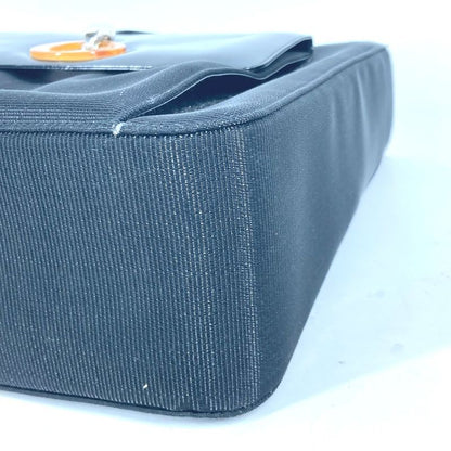 DIOR Handbag Shoulder Bag Leather Black