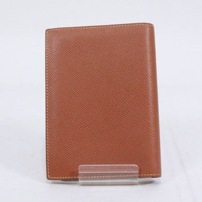 Hermes Agenda GM Leather Yellow And Brown Wallets And Accessories Silver
