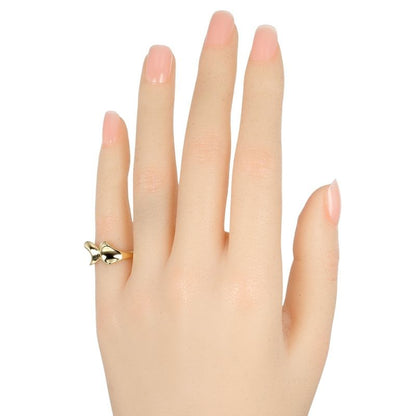 Tiffany & Co Ribbon 18K Yellow Gold No 7 Ladies 4.64g Ring