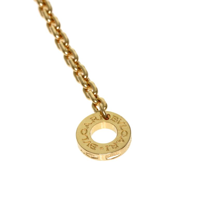 Bvlgari B-zero1 Bee Zero One Lock Diamond Necklace 18K Yellow Gold Ladies