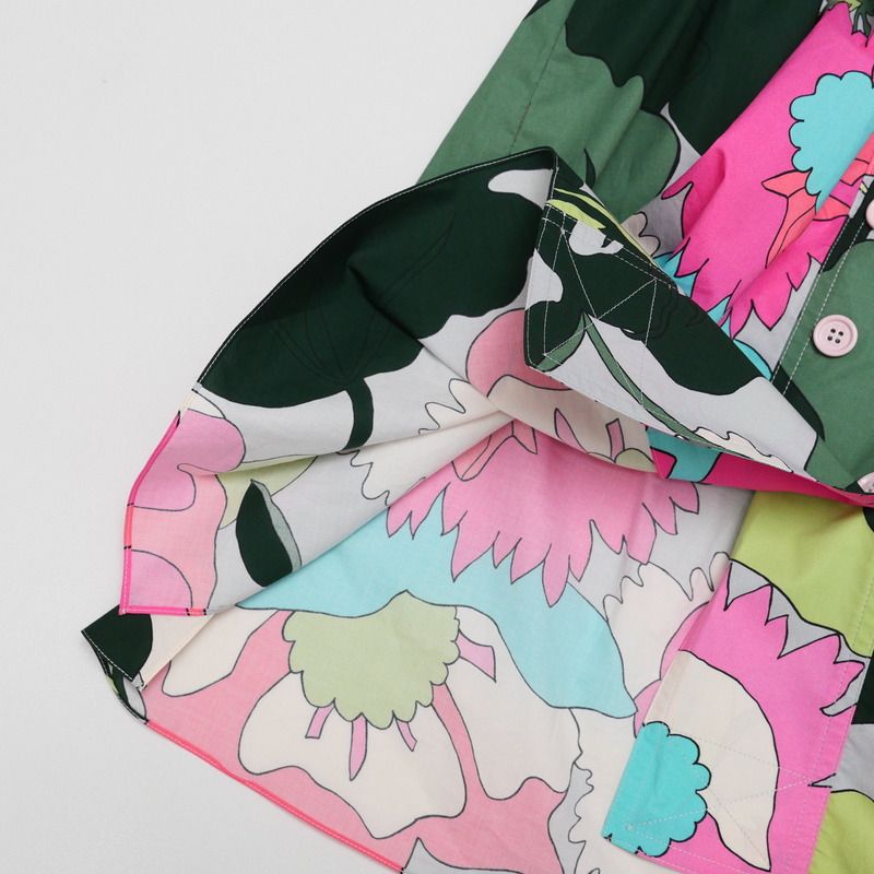 Fendi Dress Size 38 Short Sleeves Belted All Over Print Mini Made In Italy