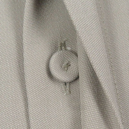 Fendi 2022 Fw1145 Fly Front FF Logo Embroidery Long Sleeve Safari Shirt Beige