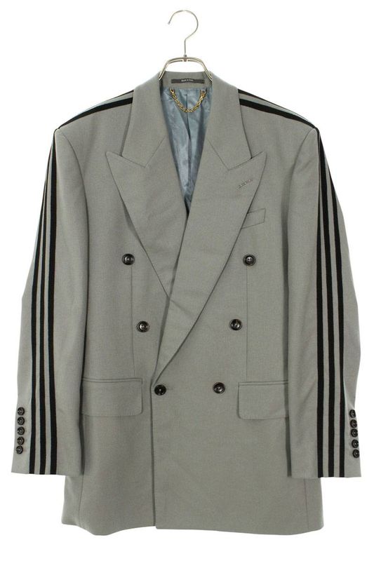 Gucci X Adidas 720173 Zad94 Three Line Oversize Double Tailored Jacket Men 46
