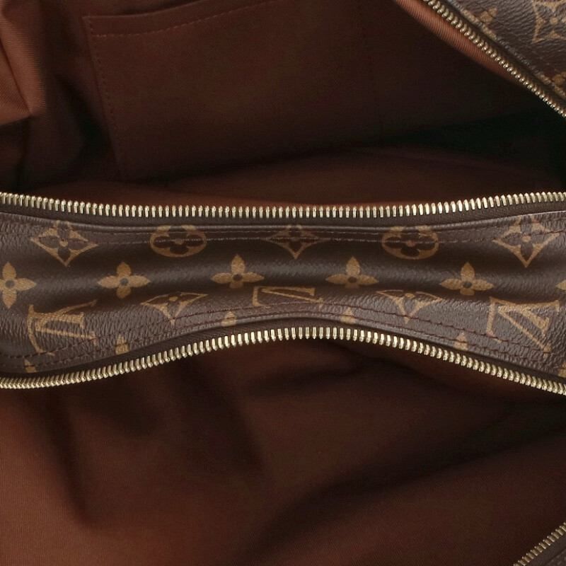 Louis Vuitton M44750 Soft Hat Trunk Monogram Leather Handbag Men's