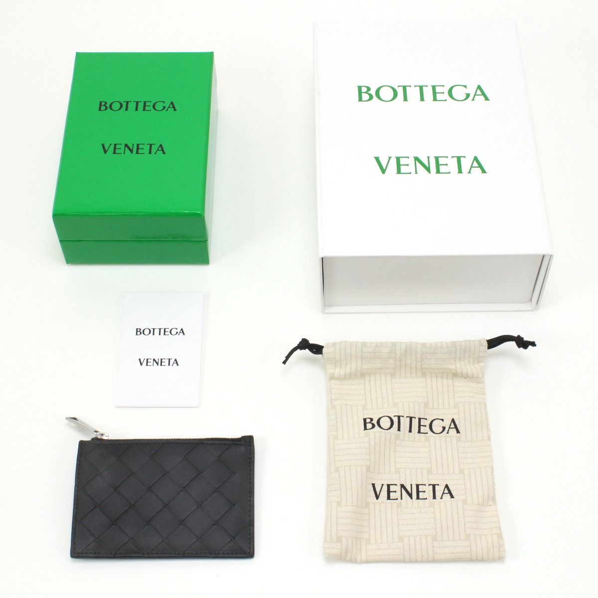 Bottega Veneta Coin Case Black