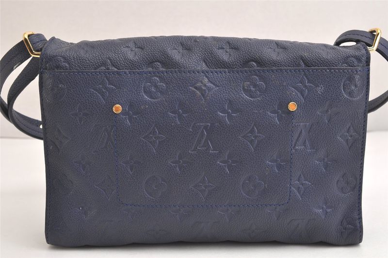 Louis Vuitton Monogram Empreinte Fascinante Shoulder Bag M94225 Navy 3399n