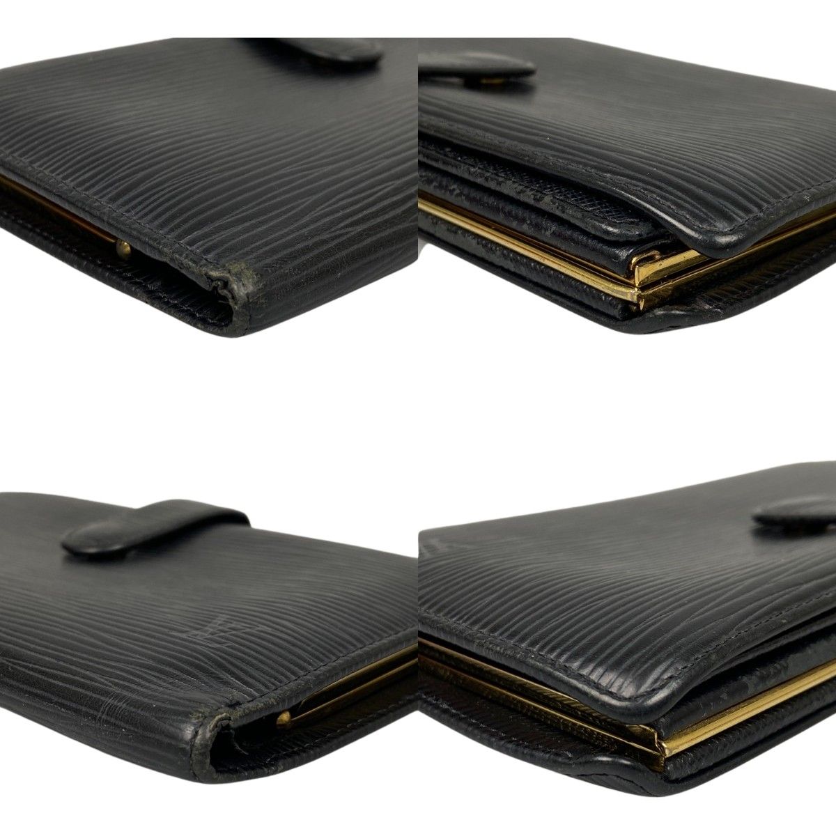 Louis Vuitton Epi Continental Viennois Long Wallet M63252 Noir