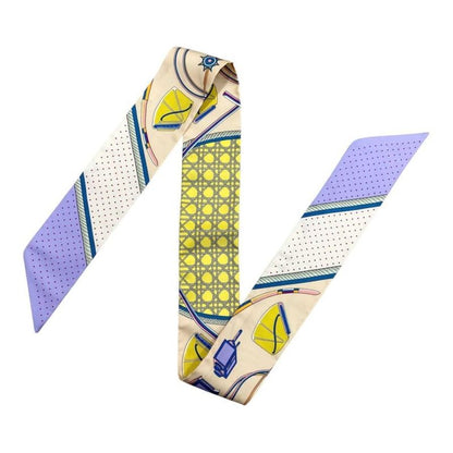 Hermes Silk Scarf Twillie Foldable Covered Carriage H063156s 16 Yellow Cles