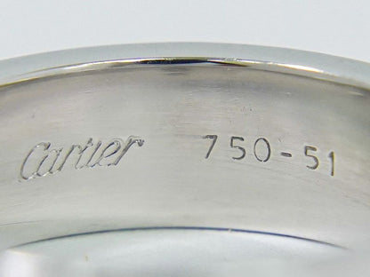 Authentic Cartier Love Diamond 3P 750 WG Ring 51 11 White Gold Accessories