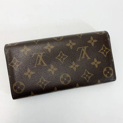 Louis Vuitton Monogram Portefeuille Sarah M61734 Bifold Wallet Leather