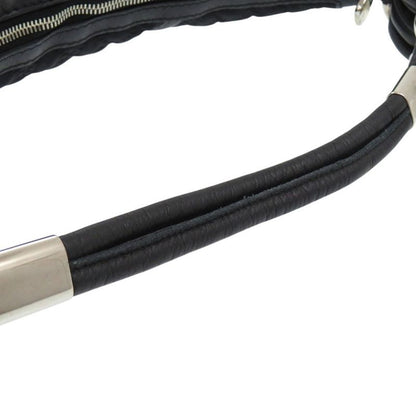 Gucci GG Logo Fringe Bamboo One Shoulder Bag Horsebit Hobo Bag Nylon Leather