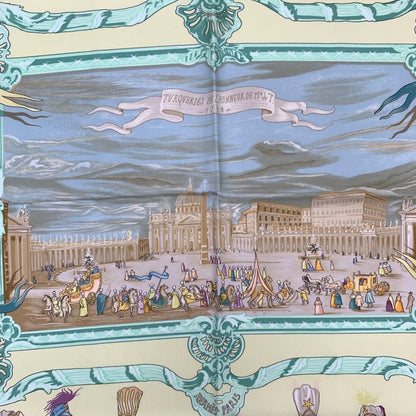 Hermes Carre 90 Silk Scarf Bandana Turqveries EN L'honneur DE MHT Turkish March