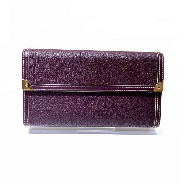 Louis Vuitton Suhari Porte Trésor International M91838 Trifold Wallet Women