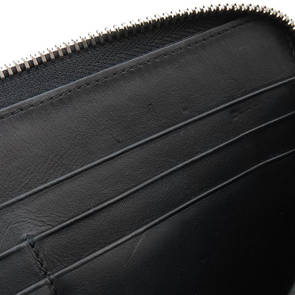 Loewe Long Wallet Repeat Anagram Zip Around Wallet Calfleather White Silver