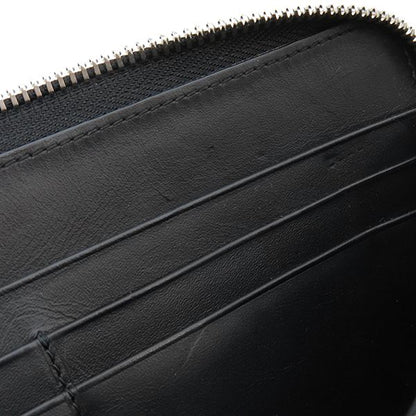 Loewe Long Wallet Repeat Anagram Zip Around Wallet Calfleather White Silver