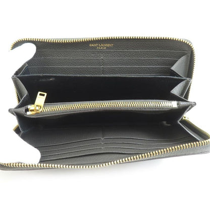 Saint Laurent Round Zipper Long Wallet