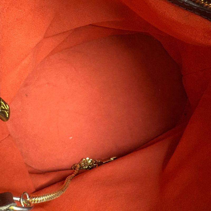 Louis Vuitton Petit Baguette Marais Mini Tote Bag Damier Leather Brown Shoulder