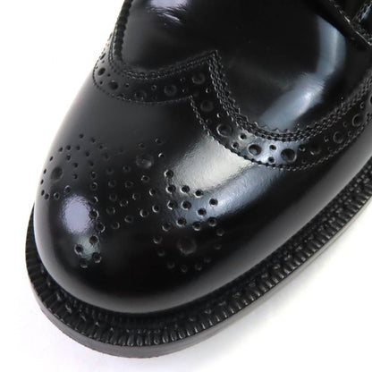 Celine Wingtip Medallion Derby Shoes Leather Shoes Black 35.5 Storage With Bag