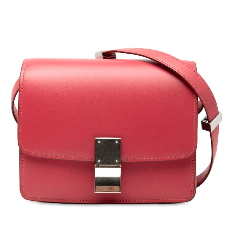 Celine Classic Box Small Pink Leather Women's Celine