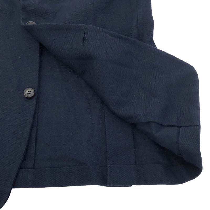 Prada Cotton 2b Tailored Jacket Sdd10h Blue 50