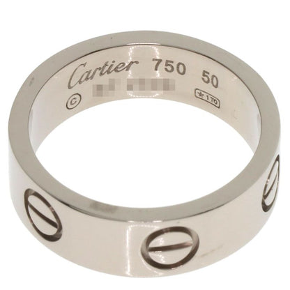 Cartier Love Ring #50 Ring - 18K White Gold Ladies