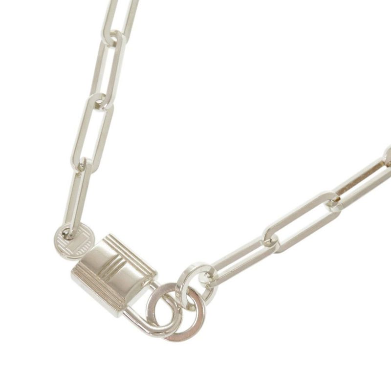 Hermes Alpha Kelly Silver 925 Necklace 1568 Hermes