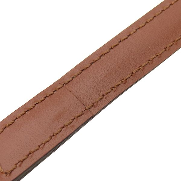 Louis Vuitton Shoulder Strap 121cm (47.64in) Leather Brown Gold Hardware for