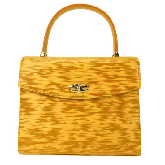 Louis Vuitton Handbag Malesherbes M52379 Epi Leather Yellow Gold Hardware Top