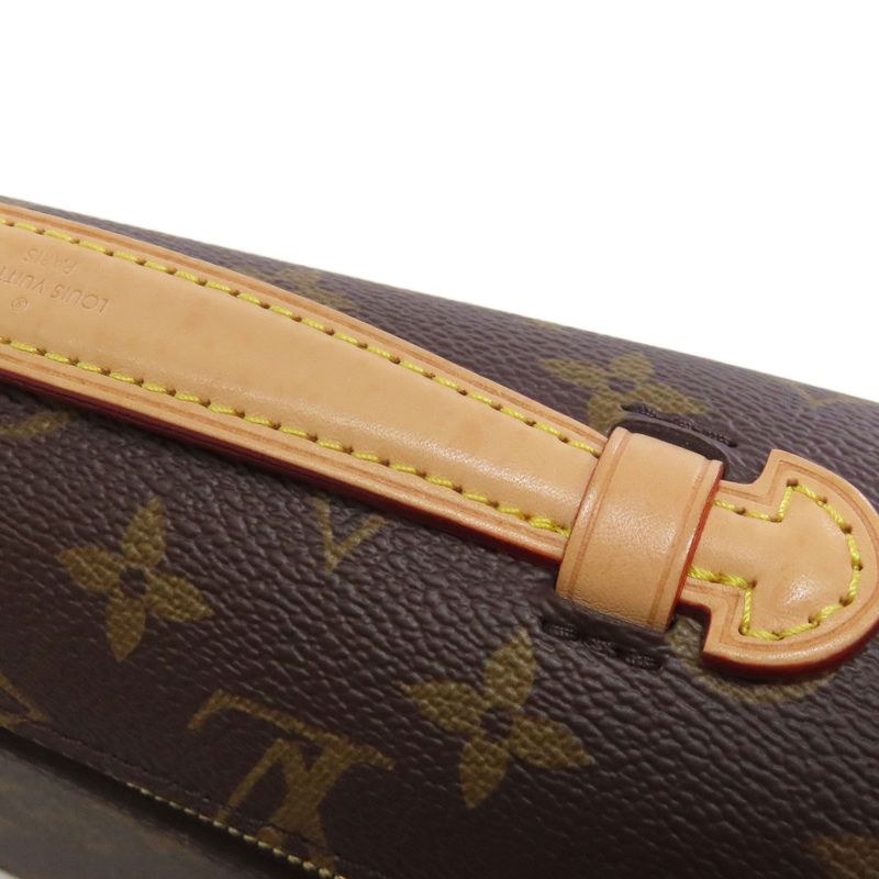 Louis Vuitton M46279 Pochette Metis EW Handbag Monogram Canvas Women