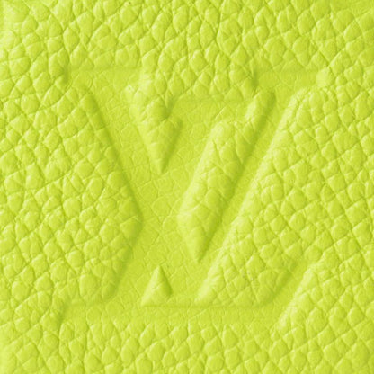 Louis Vuitton Card Case Porte Cult LV Charm Zesty Lime