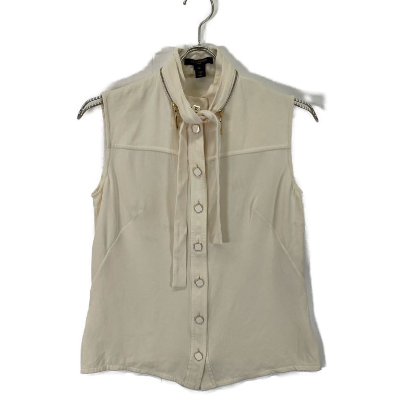 Louis Vuitton 20 Years Spmfito67 Silk Sleeveless Blouse 36