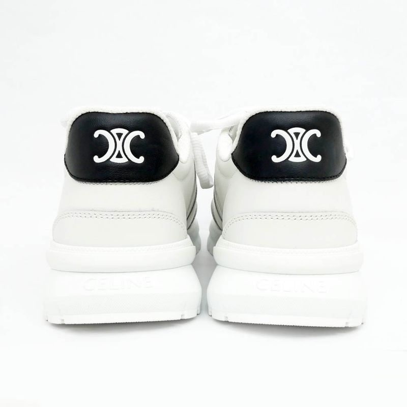 Celine Sneakers - White Black 35929 Size 39 Shoes Women's Women