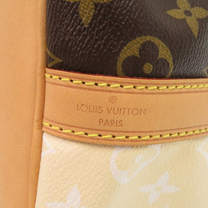 Louis Vuitton Petit Noe Monogram Rayures M40564 Beige Brown Shoulder Bag LV