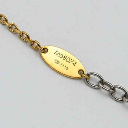 Louis Vuitton LV Necklace M68074 Gold Color And Silver Color Combination
