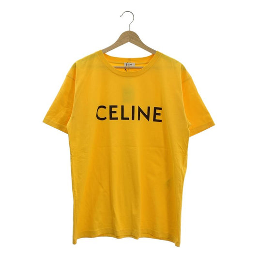 Celine - Over Silhouette Logo Loose T-shirt Cut And Sewn - XS - Yellow - Men's