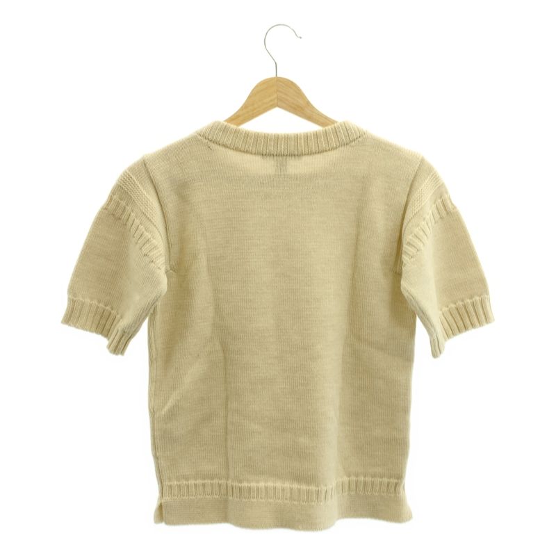 Louis Vuitton - Slit Summer Knit Sweater With Bijoux Embellishment - XS - Ivory