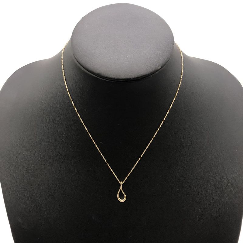 Tiffany & Co Tiffany & Co Open Teardrop Necklace 18K Yellow Gold 40cm (1575in)