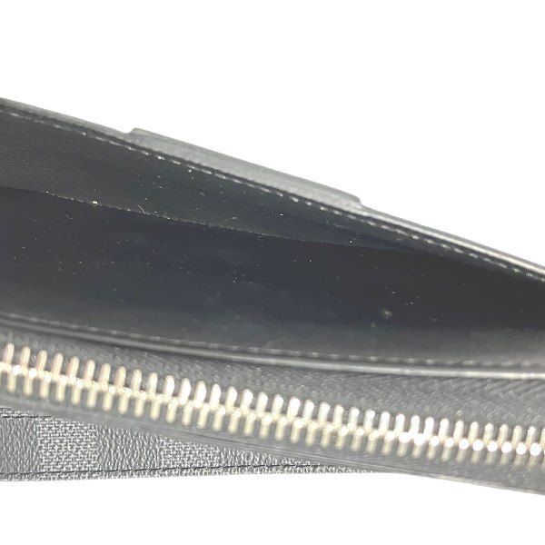 Louis Vuitton Damier Graphite Zippy Dragonne N60379 Long Wallet For Men