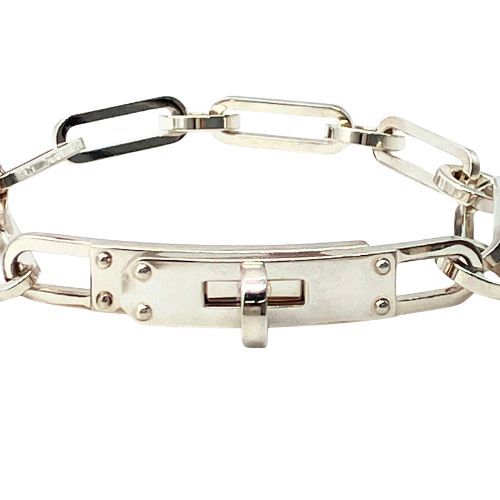 Hermes Bracelet Simple Tour De Force 7 Frames Silver 925 Silver