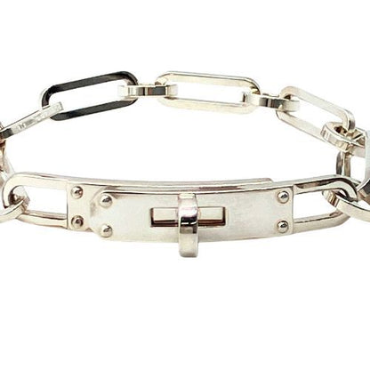 Hermes Bracelet Simple Tour De Force 7 Frames Silver 925 Silver